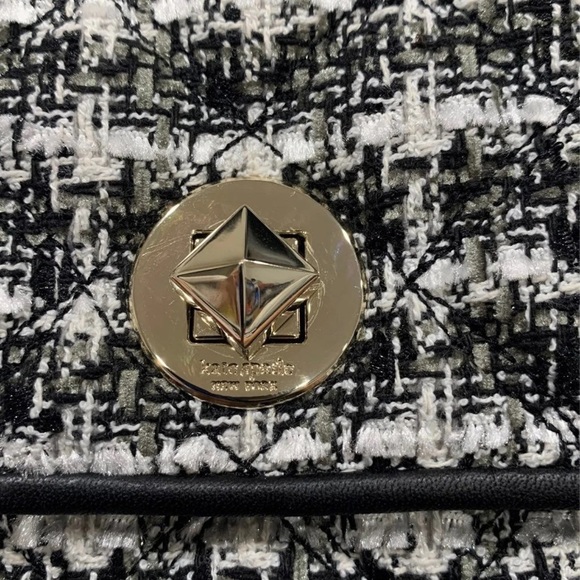 SOLD kate Spade Natalia Tweed Bag - Picture 4 of 10